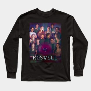 Roswell Meets Roswell New Mexico Long Sleeve T-Shirt